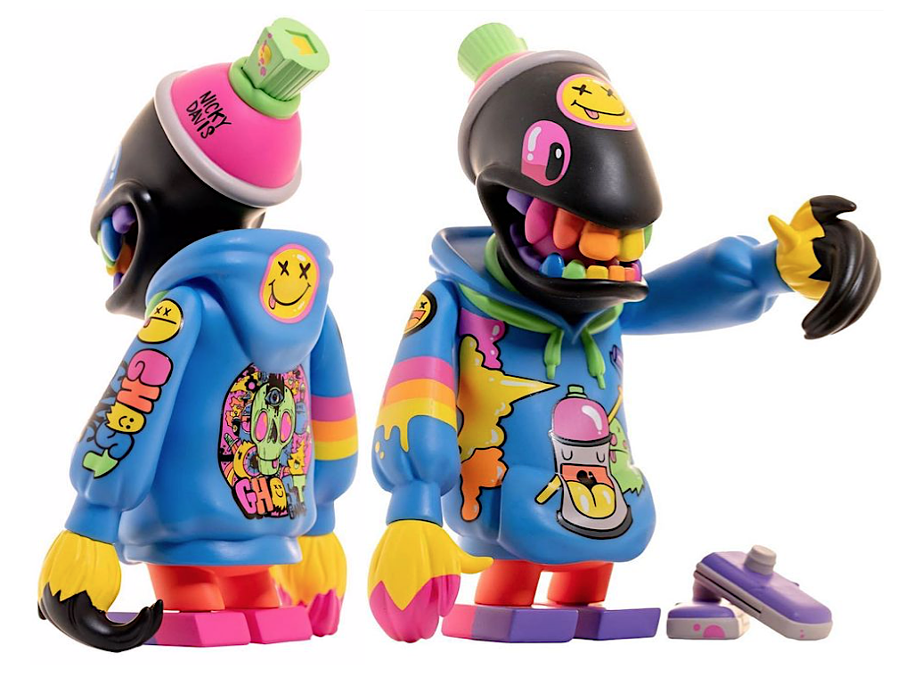 MAD Spraycan Mutant Ghost Gang by Nicky Davis x MAD x Martian Toys with VLTD!