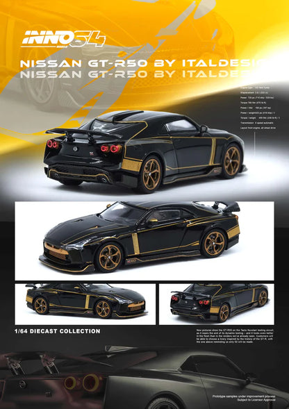 Inno64 - Nissan GT-R50 by ITALDESIGN (Black)