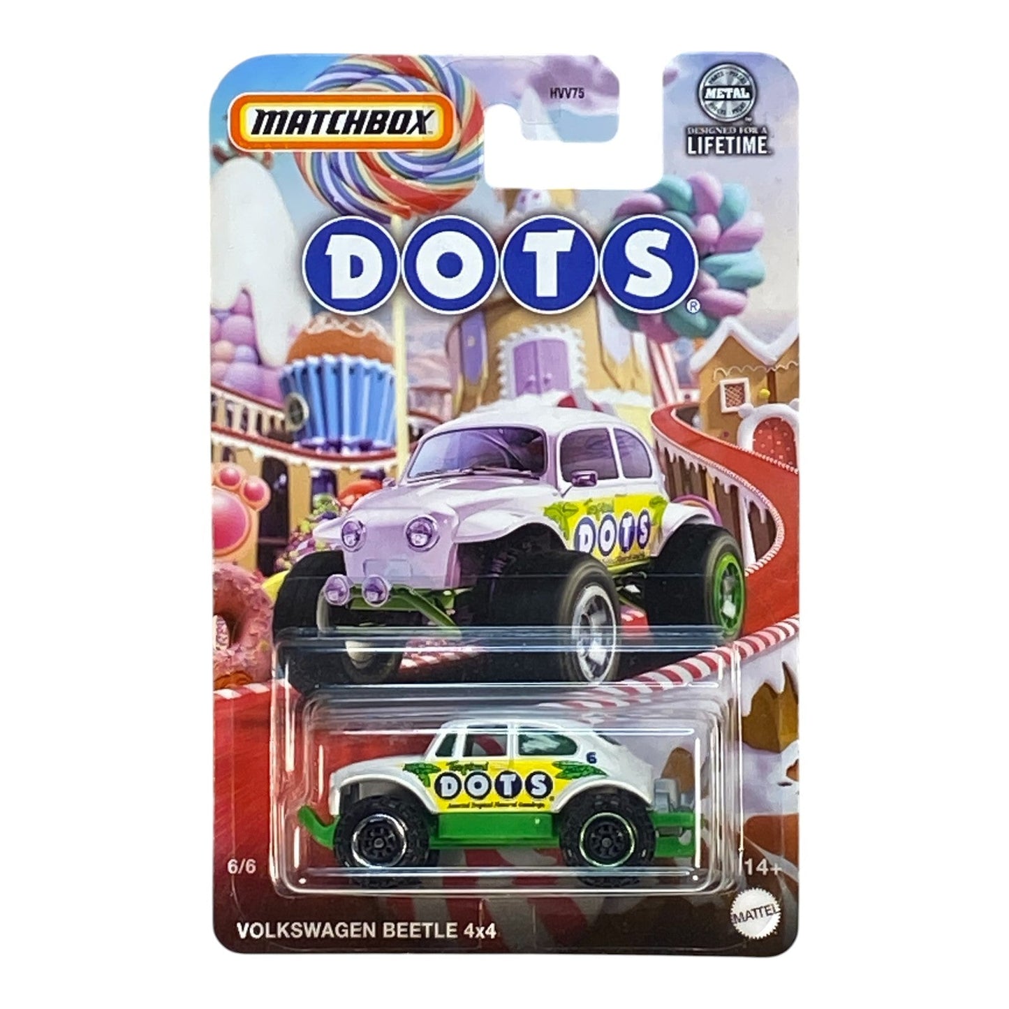 Matchbox Volkswagen Beetle 4x4 - Dots - Matchbox Candy Series 6/6