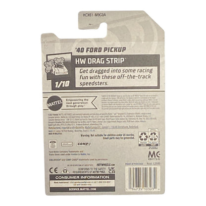 Hot Wheels '40 Ford Pickup - Drag Strip Series 1/10