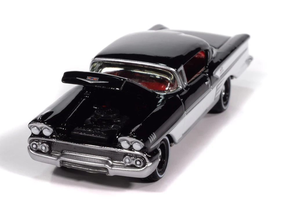 Lata de almacenamiento para coleccionistas Johnny Lightning - Dodge Challenger R/T 1970 (azul brillante) versión 2021 3A