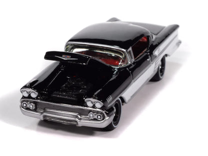 Lata de almacenamiento para coleccionistas Johnny Lightning - Dodge Challenger R/T 1970 (azul brillante) versión 2021 3A