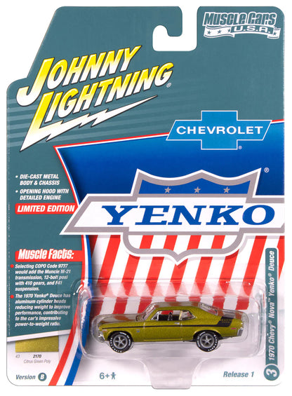 Johnny Lightning - 1970 Yenko Deuce Chevrolet Nova (Citrus Green Poly)