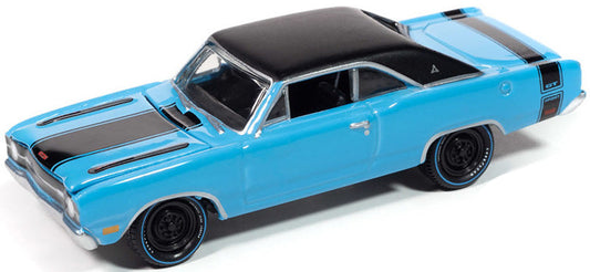 Johnny Lightning Goodyear Blue Streak - 1969 Dodge Dart (Corporate Blue)