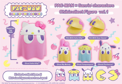 Pac-Man x Sanrio Characters Chibicollect Figure Blind Box (Vol. 1 & 2 Available)