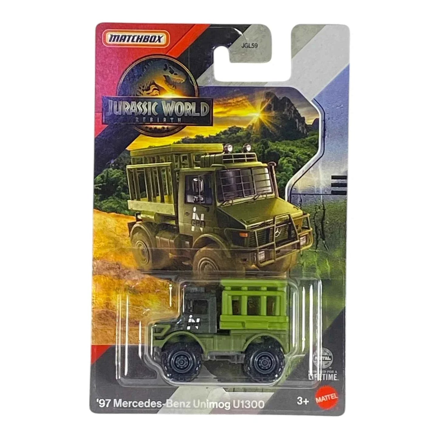 Matchbox '97 Mercedes-Benz Unimog U1300 - Jurassic World Rebirth Collection