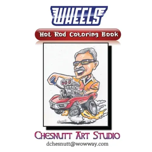 Wheels Hot Rod Coloring Book