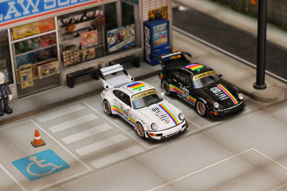 (PREORDER) Street Weapon Porsche RWB 964 Wide-Body Modified (Apple Livery)
