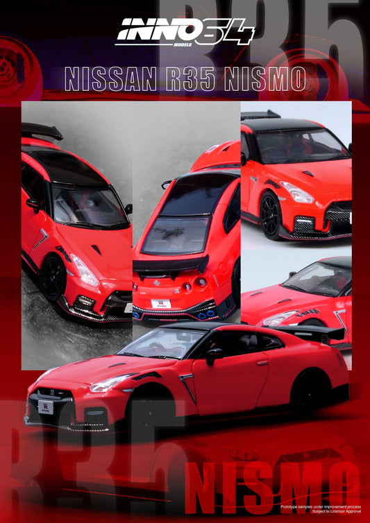Inno64 - Nissan GT-R (R35) Nismo (Red)