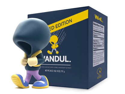 Vandul SALTY Walk Purple 7” Vinyl Street Morton Salt Homage Art Toy Figure