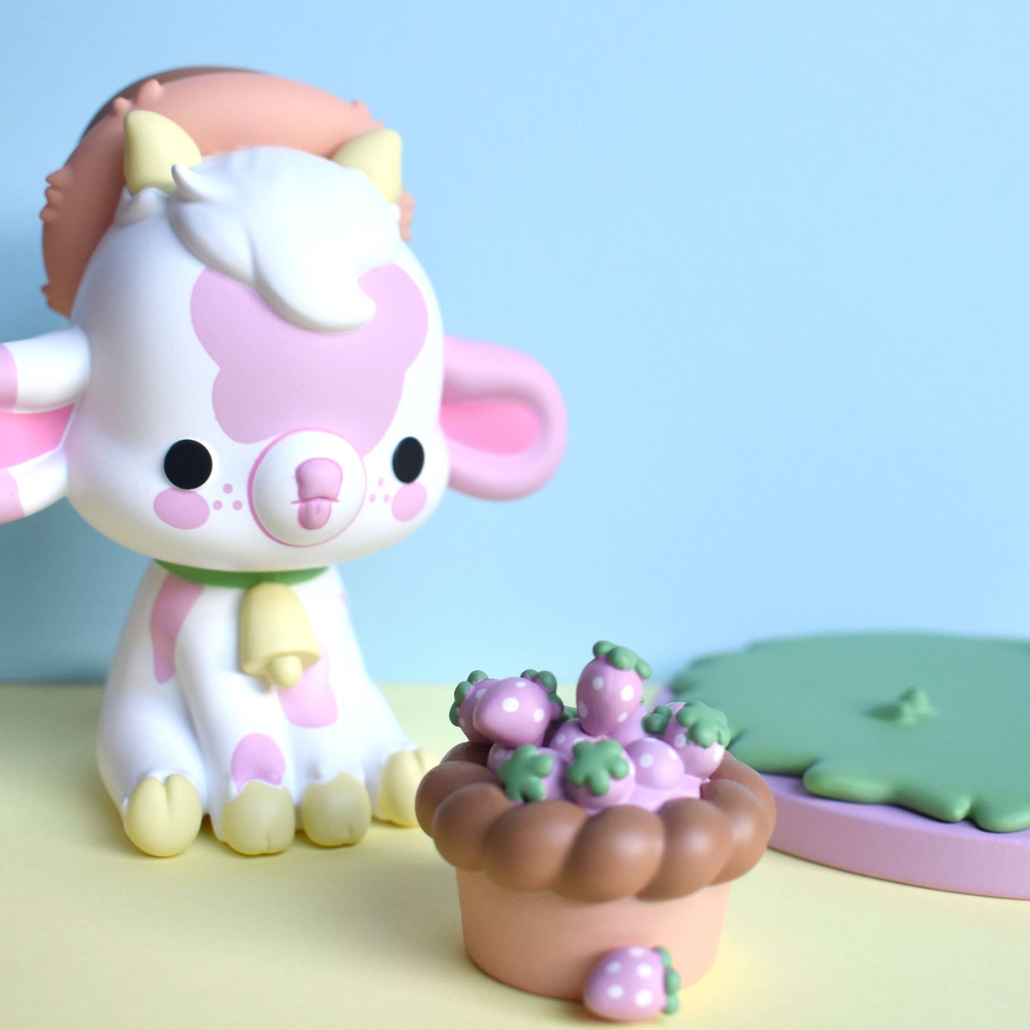 Shortcake the Strawberry Cow Figure by Bright Bat Design