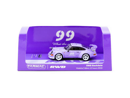 Tarmac Works Porsche RWB Backdate Violetta (idlers 12 hours 2016)