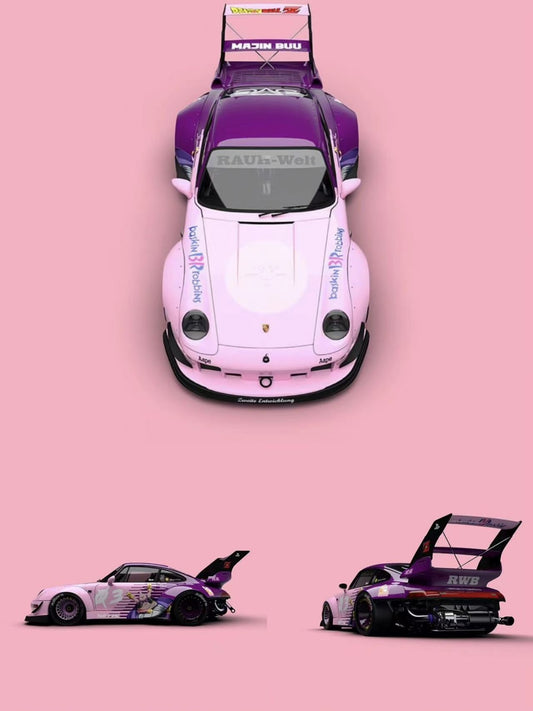 STREET W64PON RWB Porsche 993 Livrée Dragon Ball (MaJin Buu)