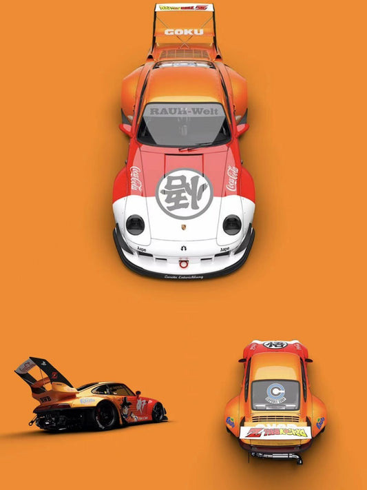 STREET W64PON RWB Porsche 993 Livrée Dragon Ball (Goku)