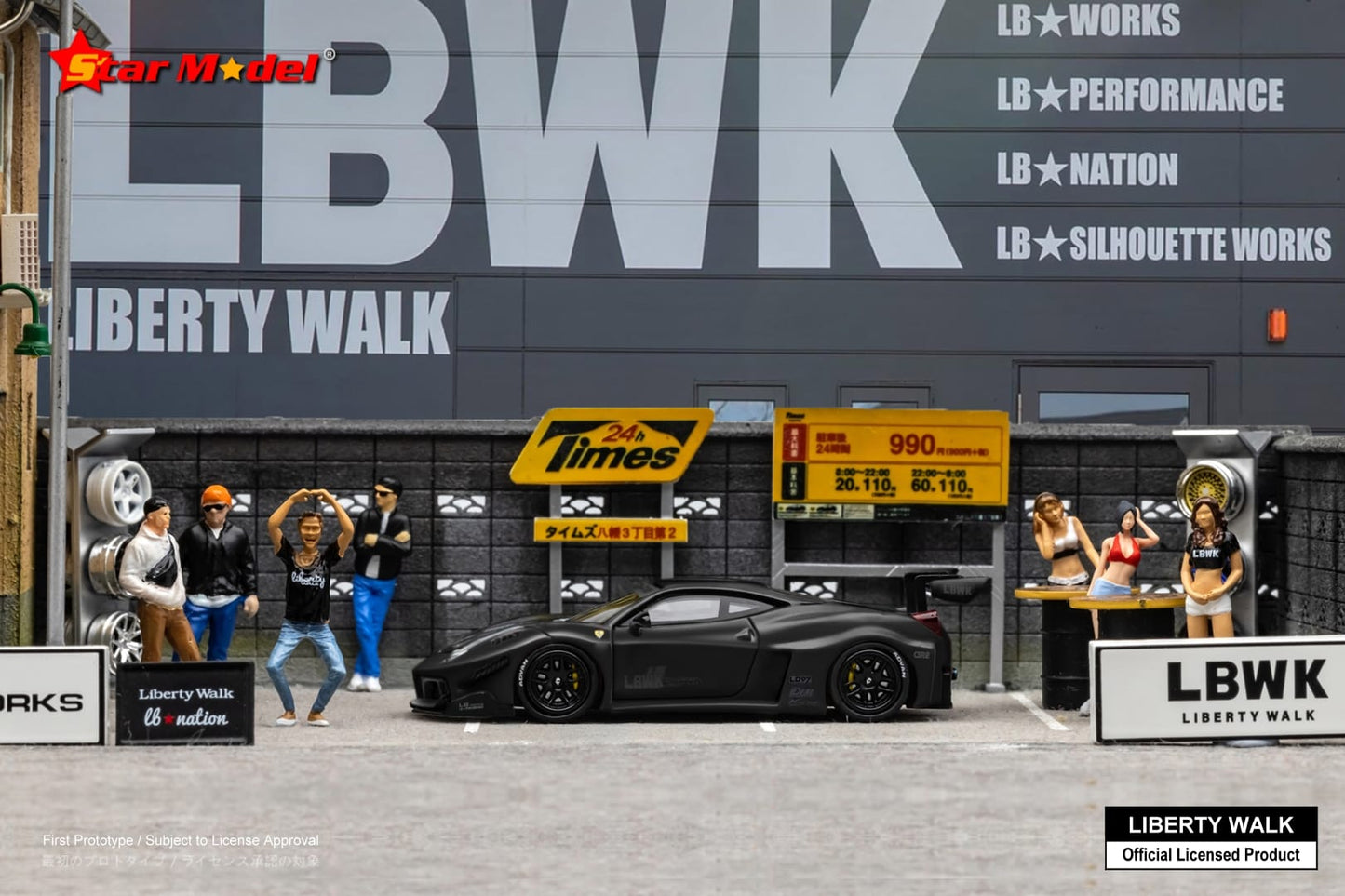 (PREORDER) Star Model LB-Silhouette Works 458 GT (Black-no figure)
