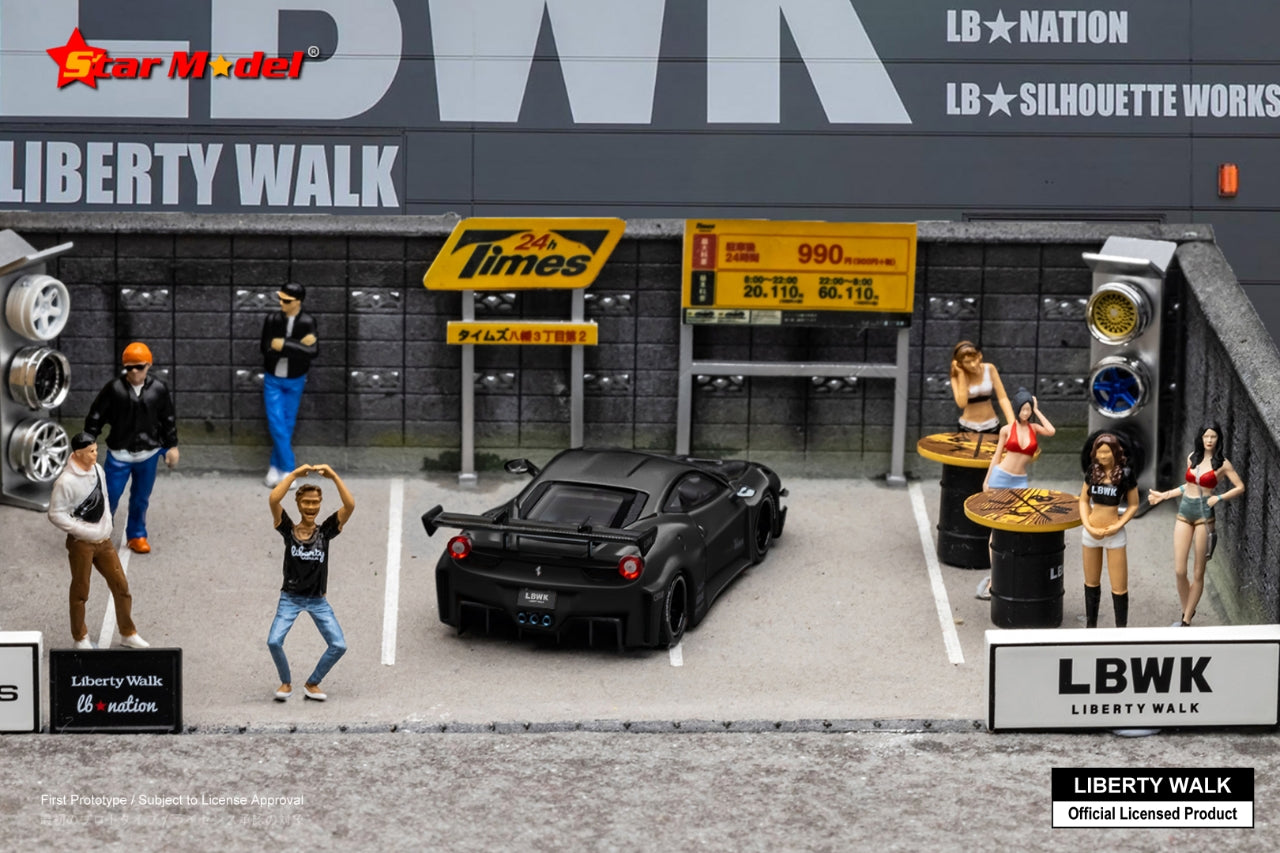 (PREORDER) Star Model LB-Silhouette Works 458 GT (Black-no figure)