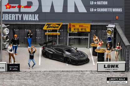 (PREORDER) Star Model LB-Silhouette Works 458 GT (Black-no figure)
