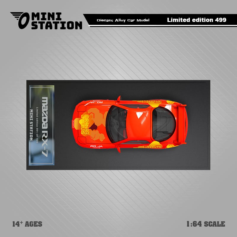 Mini Station RX-7 Fast & Furious (orange)