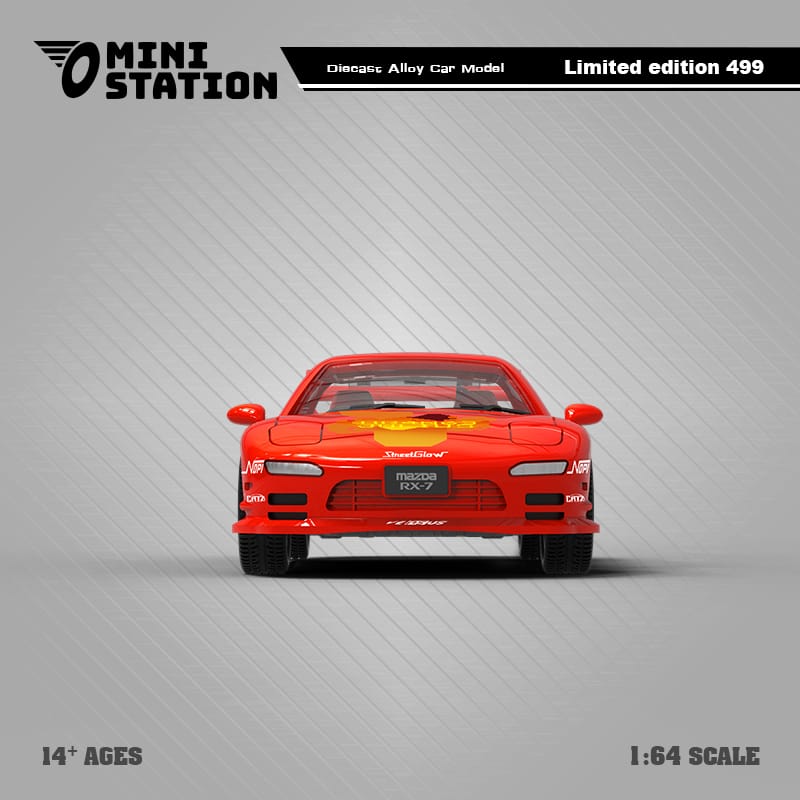 Mini Station RX-7 Fast & Furious (orange)