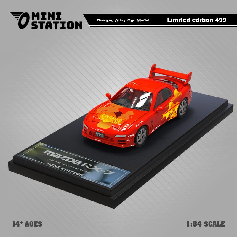 Mini Station RX-7 Fast & Furious (orange)