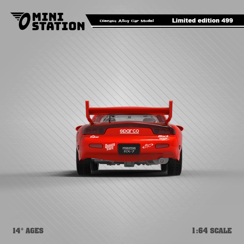 Mini Station RX-7 Fast & Furious (orange)