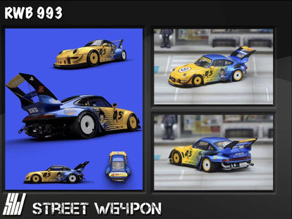 STREET W64PON RWB Porsche 993 Livrée Dragon Ball (Végéta)