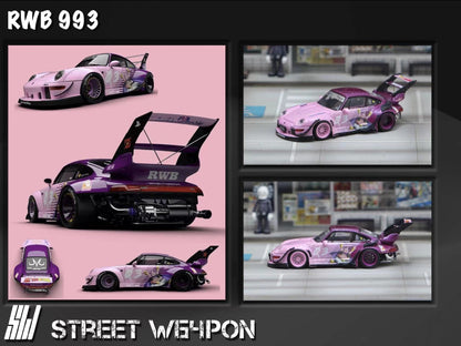 STREET W64PON RWB Porsche 993 Livrée Dragon Ball (MaJin Buu)