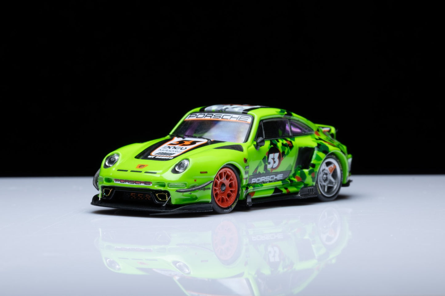 (PREORDER) DCM & D.Bo Model RWB Porsche 993 Modified Ducktail (Green #53)
