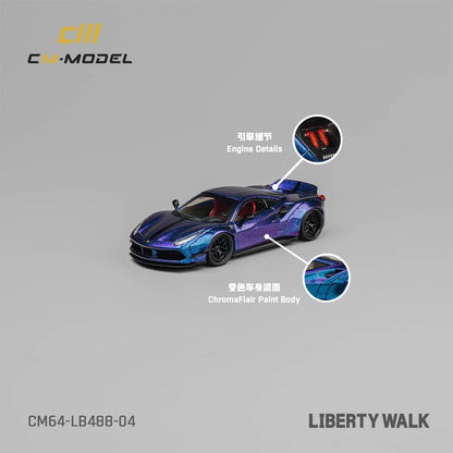 Modèle CM – Mitsubishi Lancer EvoX Varis (bleu)