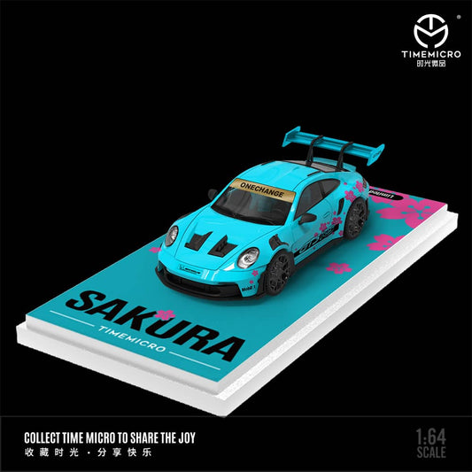 TimeMicro X GDO RWB 964 Kanagawa Surf Livery (Voiture et figurine)
