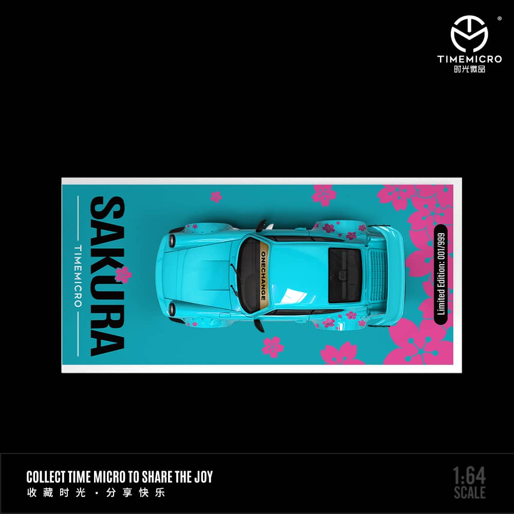 (PREORDER) TimeMicro Porsche 964 (Sakura Blue/No figure)