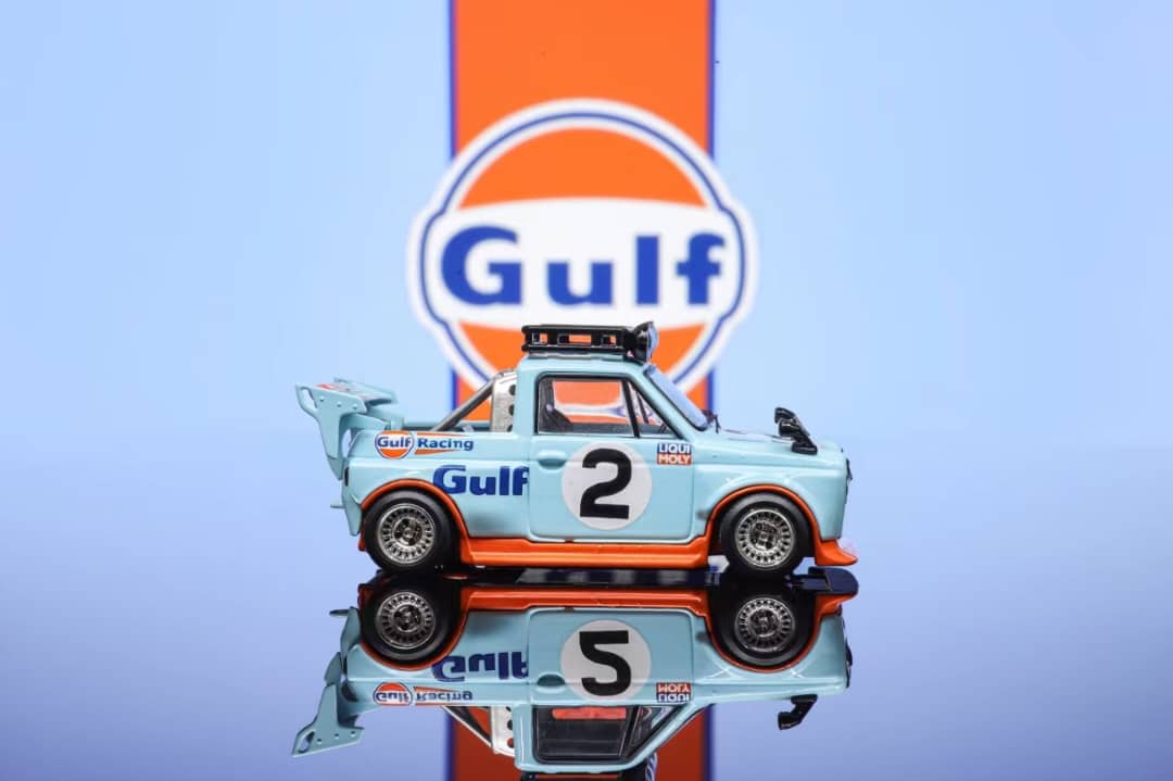 (PREORDER) Liberty64 Honda Pickup with trailer (Gulf Livery)