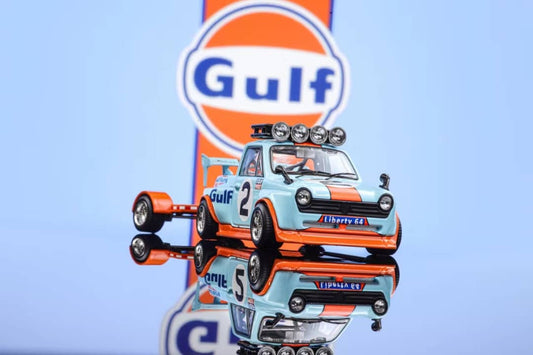 (PREORDER) Liberty64 Honda Pickup with trailer (Gulf Livery)