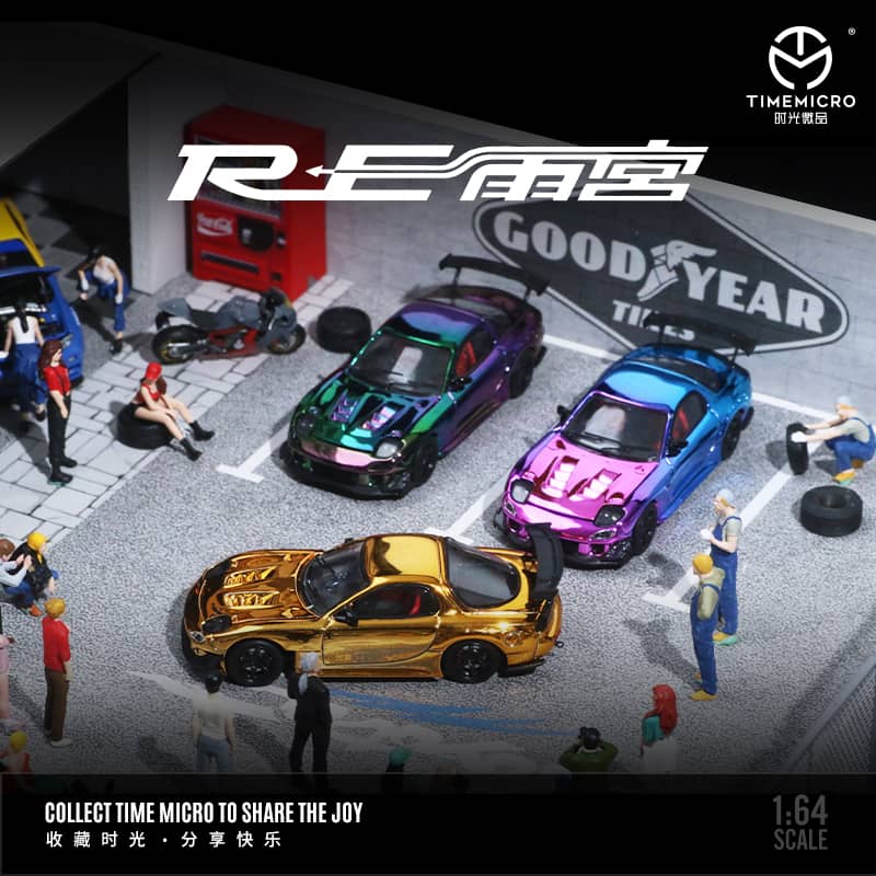 (PREORDER) TimeMicro Mazda RX7 (Chromed color)