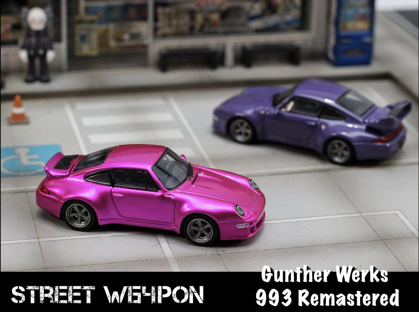 (PREORDER) Street Weapon Gunther Werks 991 Remastered Coupe (Flash Pink)