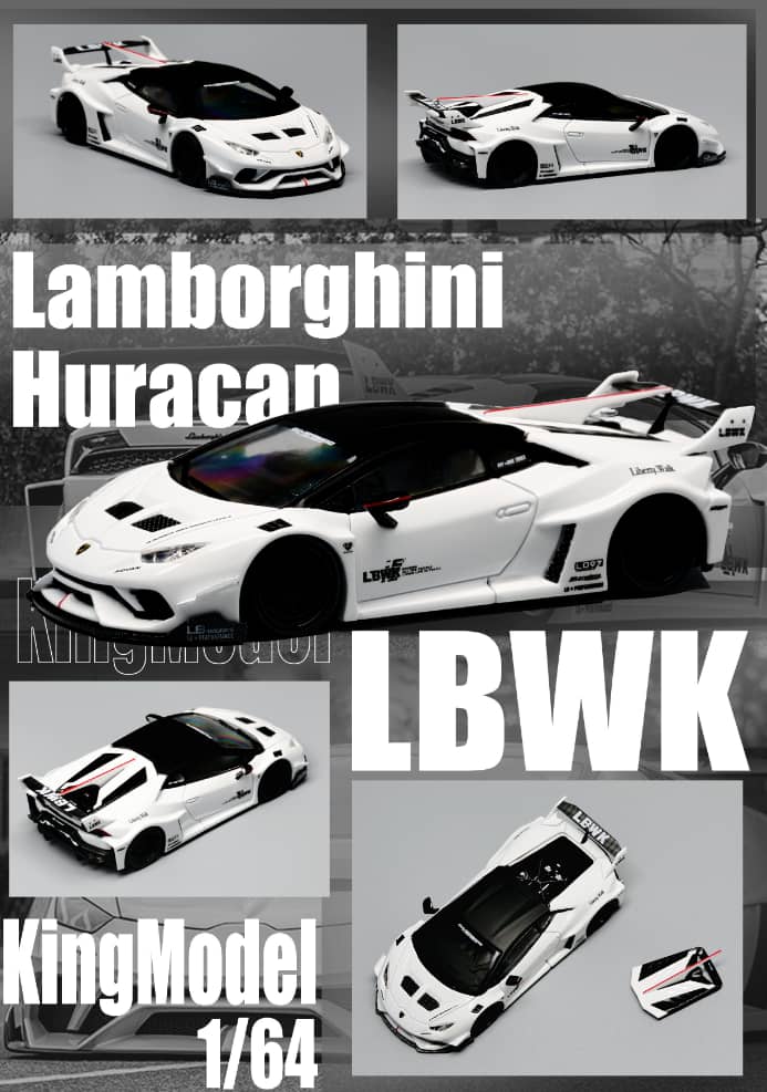(PREORDER) King Model LBWK Lamborghini Huracan (White)