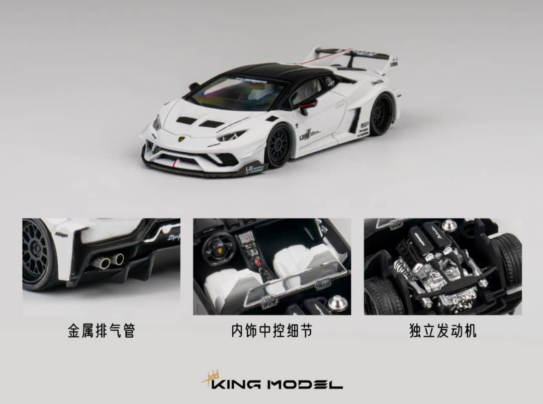 (PREORDER) King Model LBWK Lamborghini Huracan (White)