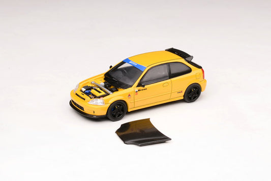 (PREORDER) MotorHelix Intern Series - Honda Civic Type R (EK9) - Spoon Sunlight Yellow