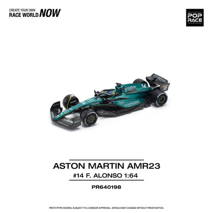 (PREORDER) Pop Race - Aston Martin AMR23 F1 #14 F. Alonso