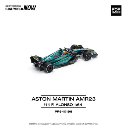 (PREORDER) Pop Race - Aston Martin AMR23 F1 #14 F. Alonso