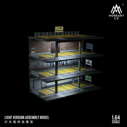 (PREORDER) MoreArt - Steel Frame Garage/Parking Lot Scene (American or Japanese Style)