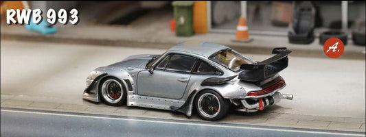 (PREORDER) Street Weapon Porsche RWB 993 - Lower Tail (RAW Vanished Alloy Color)