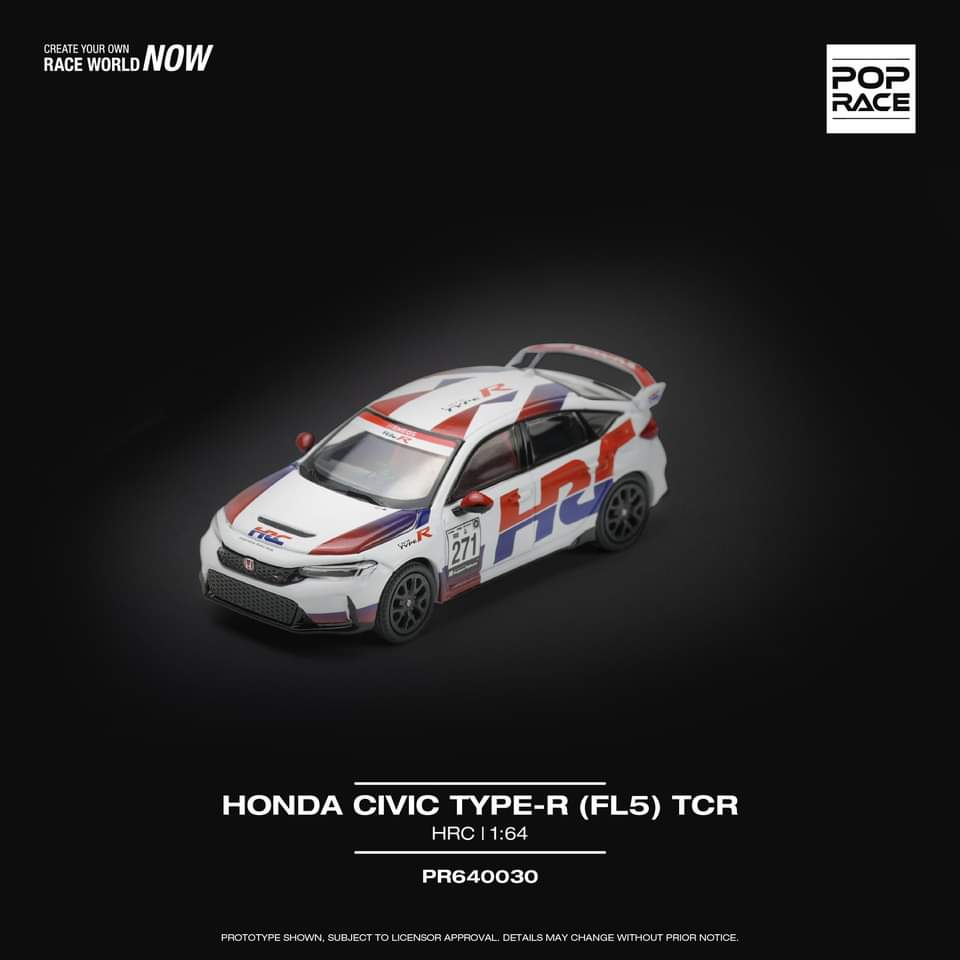 (PREORDER) Pop Race - Honda Civic Type-R (FL5) TCR - HRC