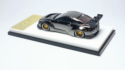 My Model Collect MC -  Nissan LB GTR R35 1.5 Version Wide-Body (Gunmetal Chrome)