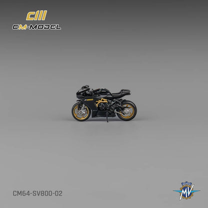 CM Model MV Agusta Superveloce 800 SV800 (Black with showgirl figure)