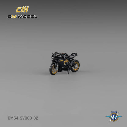 CM Model MV Agusta Superveloce 800 SV800 (Black with showgirl figure)
