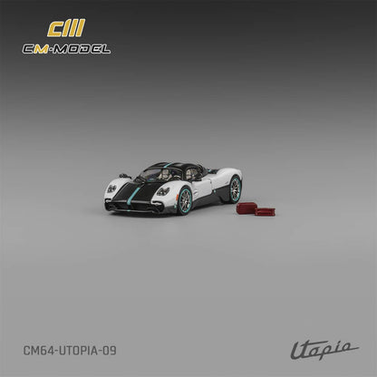 (PREORDER) CM Model Pagani Utopia (Pearl White w/carbon fiber)