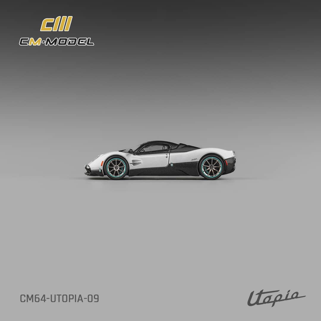 (PREORDER) CM Model Pagani Utopia (Pearl White w/carbon fiber)