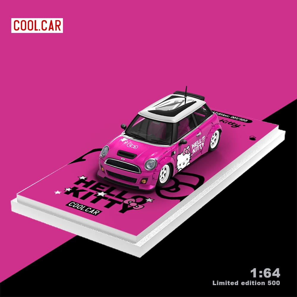 Cool Car Volkswagen Beetle - Livrée Hello Kitty (Rose foncé)