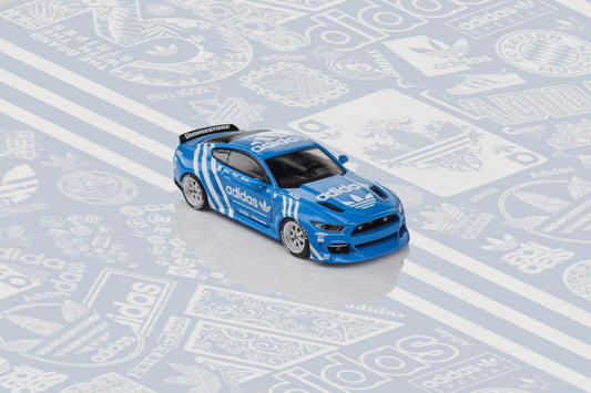 (PREORDER) Liberty64 Ford Mustang Wide-Body Lowside (Adidas Livery)